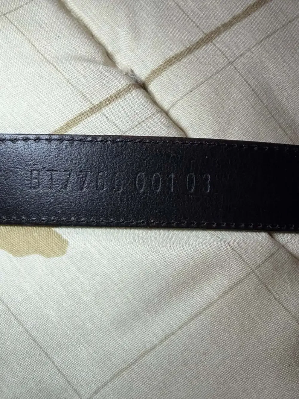 Fossil Vintage Western-Style Black Leather Concho Belt